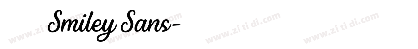 得意黑Smiley Sans字体转换